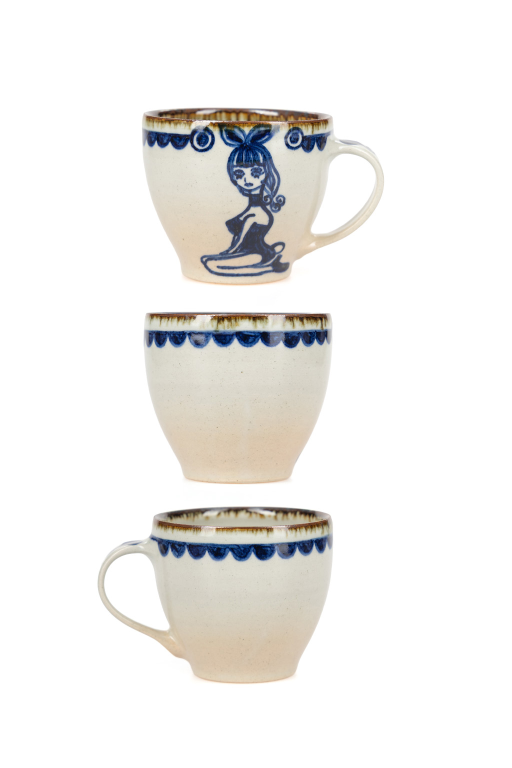 The Art of Japanese Ceramics - Ikuko - Bunny Girl Ceramic Mug - Large