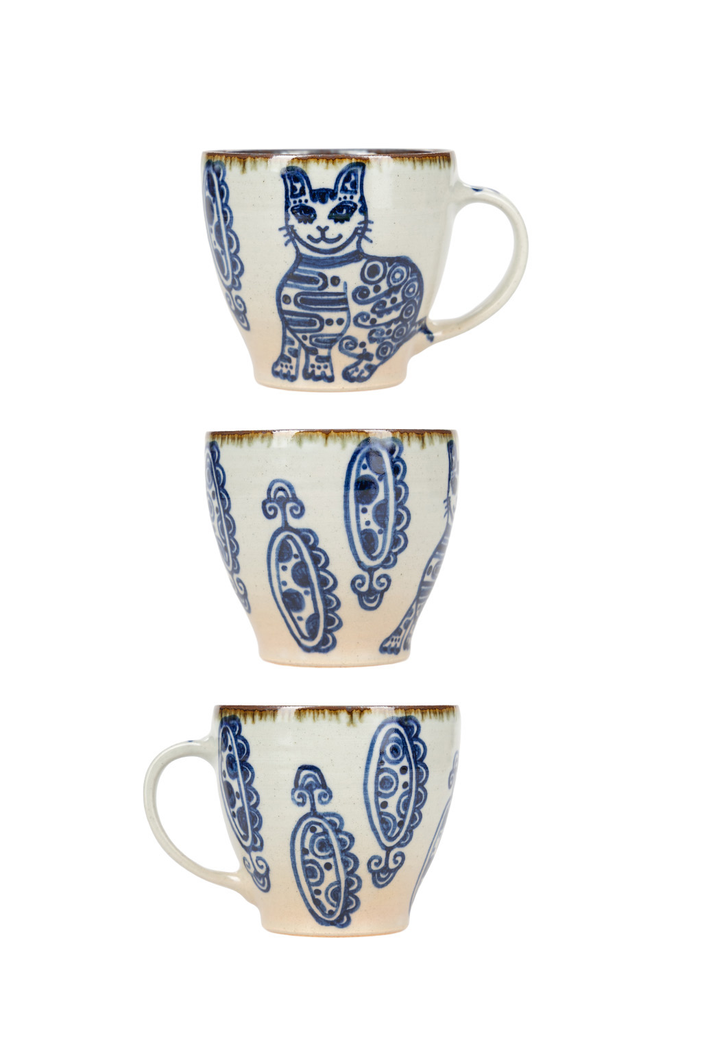 The Art of Japanese Ceramics - Ikuko - Cat Ceramic Mug - Large