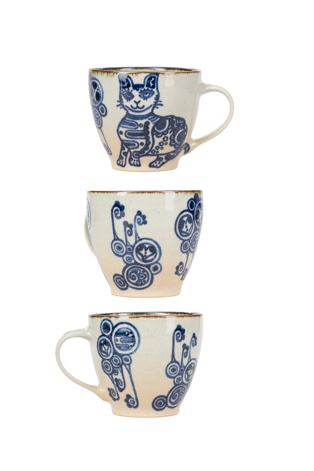 The Art of Japanese Ceramics - Ikuko - Cat Ceramic Mug - Large