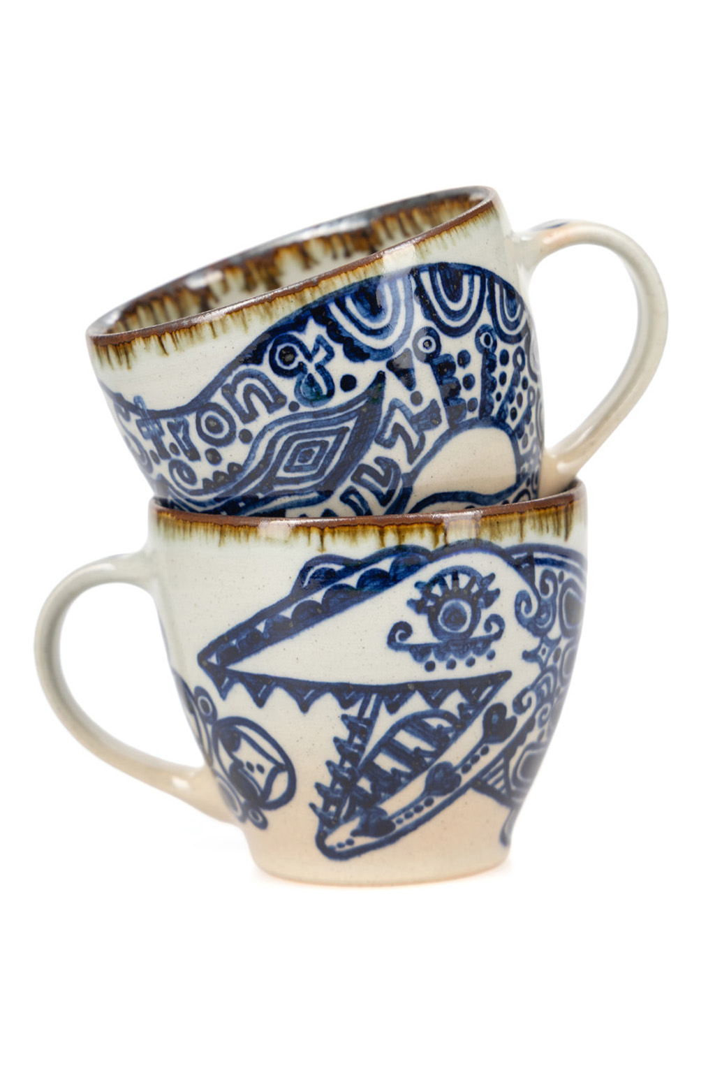 The Art of Japanese Ceramics - Ikuko - Mosasaurus Ceramic Mug - Large