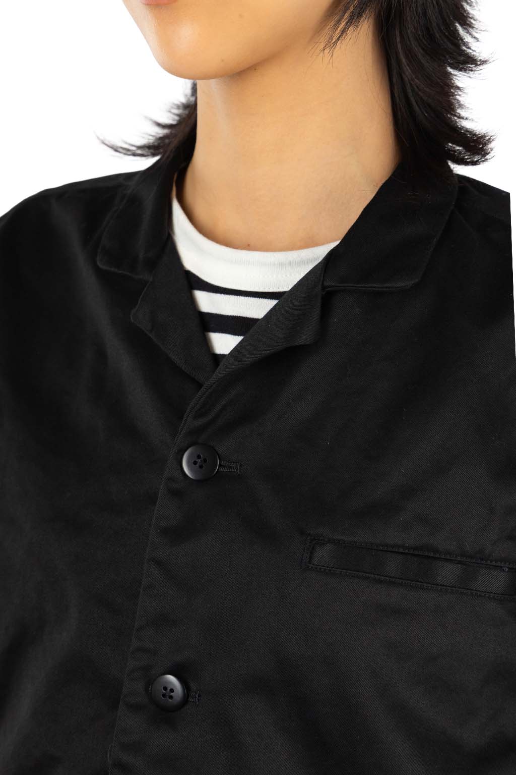 Tigre Brocante - Chino Foreman Tailored Jacket - Black