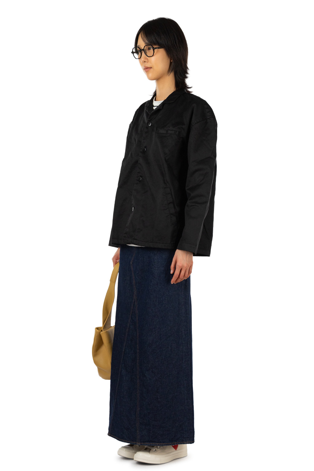 Tigre Brocante - Chino Foreman Tailored Jacket - Black