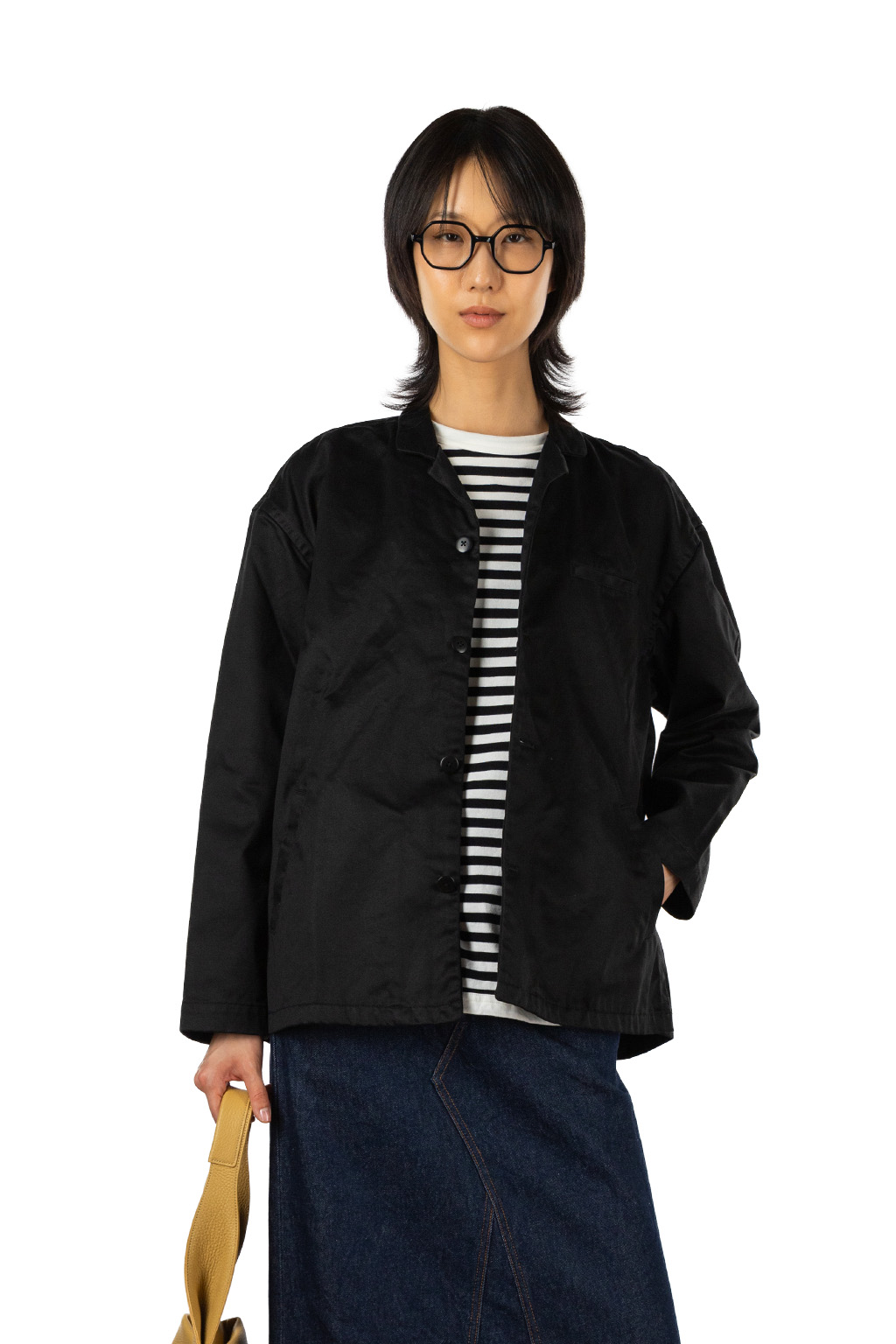 Tigre Brocante - Chino Foreman Tailored Jacket - Black
