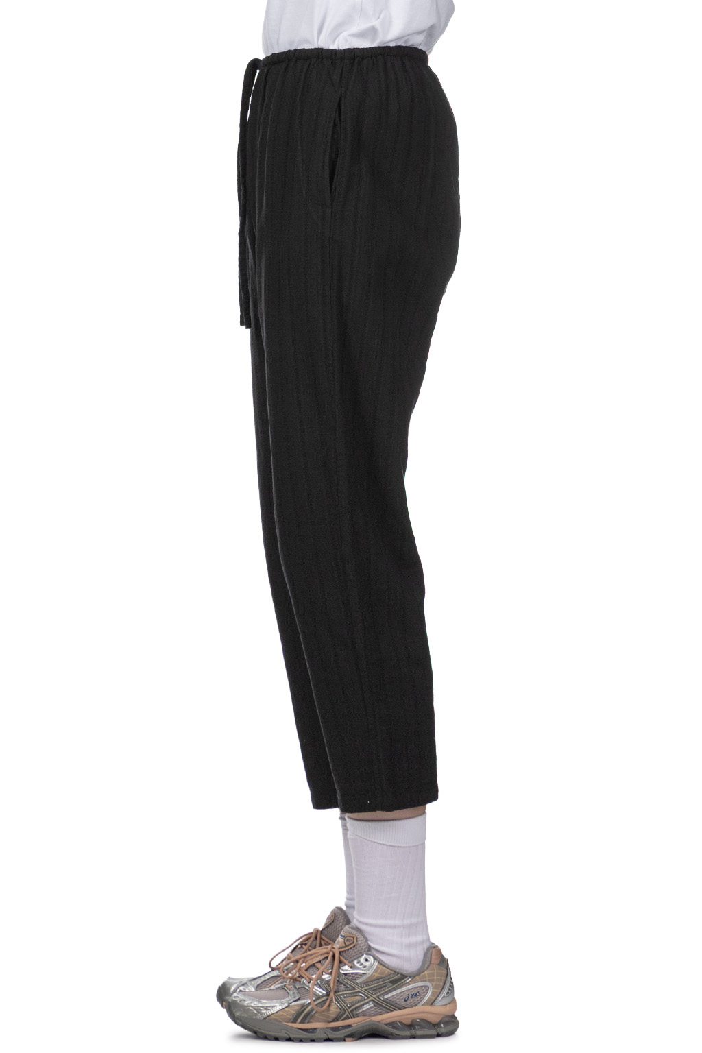 Tigre Brocante - Cotton Lace Kurta Pants - Black