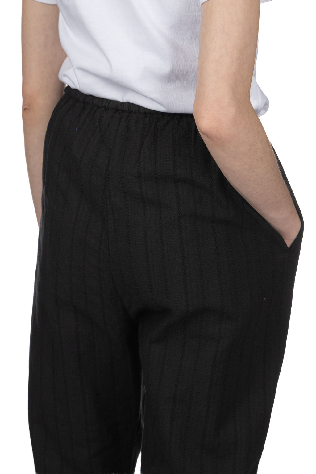 Tigre Brocante - Cotton Lace Kurta Pants - Black