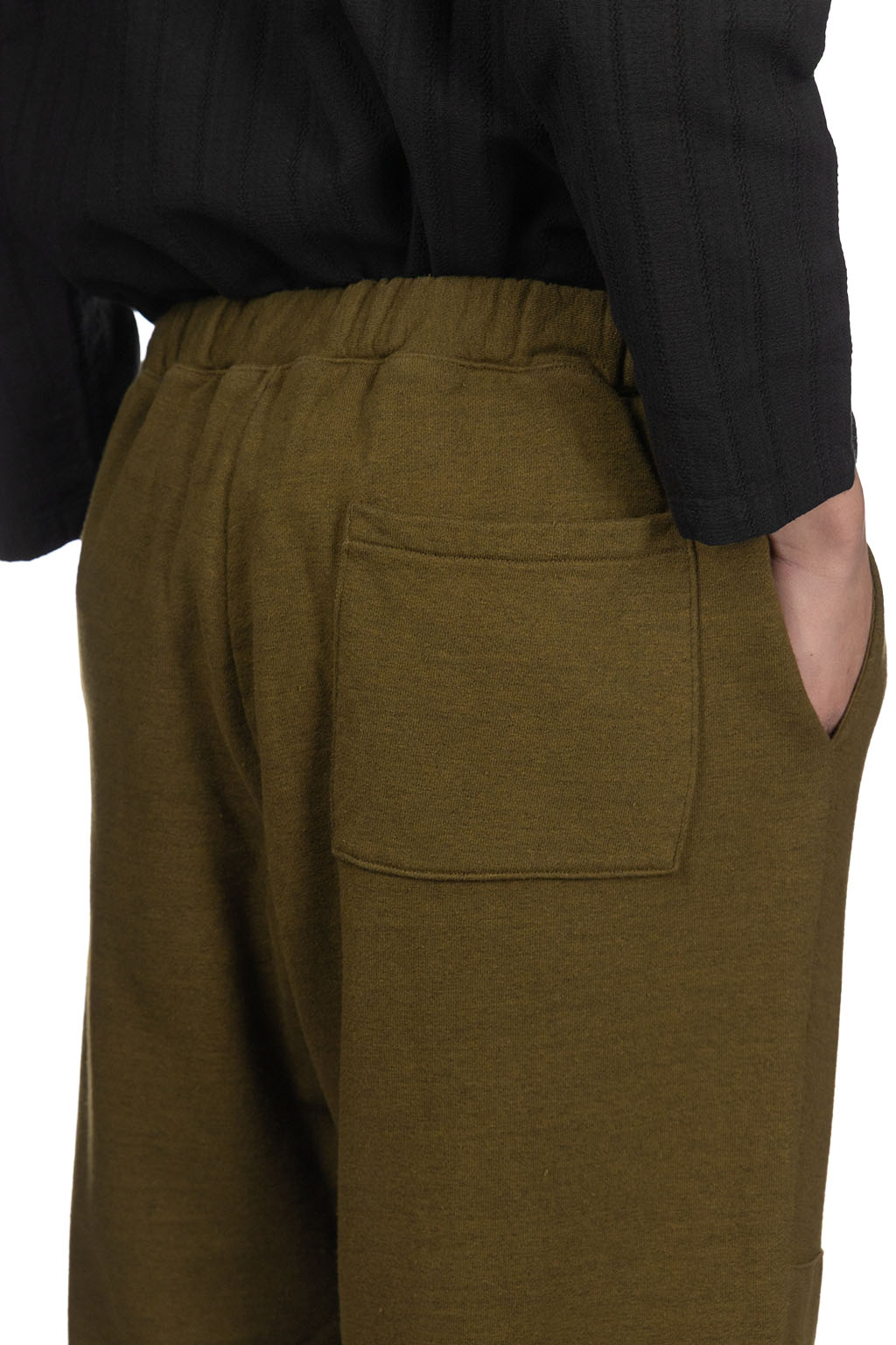 Tigre Brocante - Heather Patch Sweat Pants - Khaki
