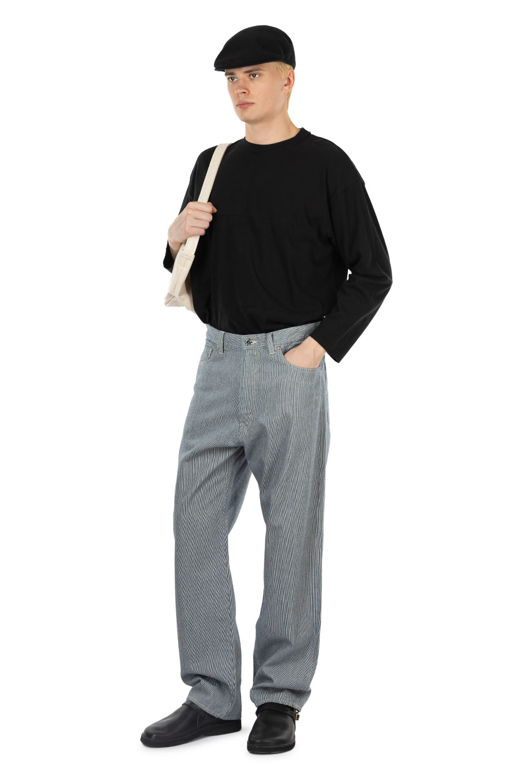 Tigre Brocante - Hickory Big 5-Pocket Pants - Indigo