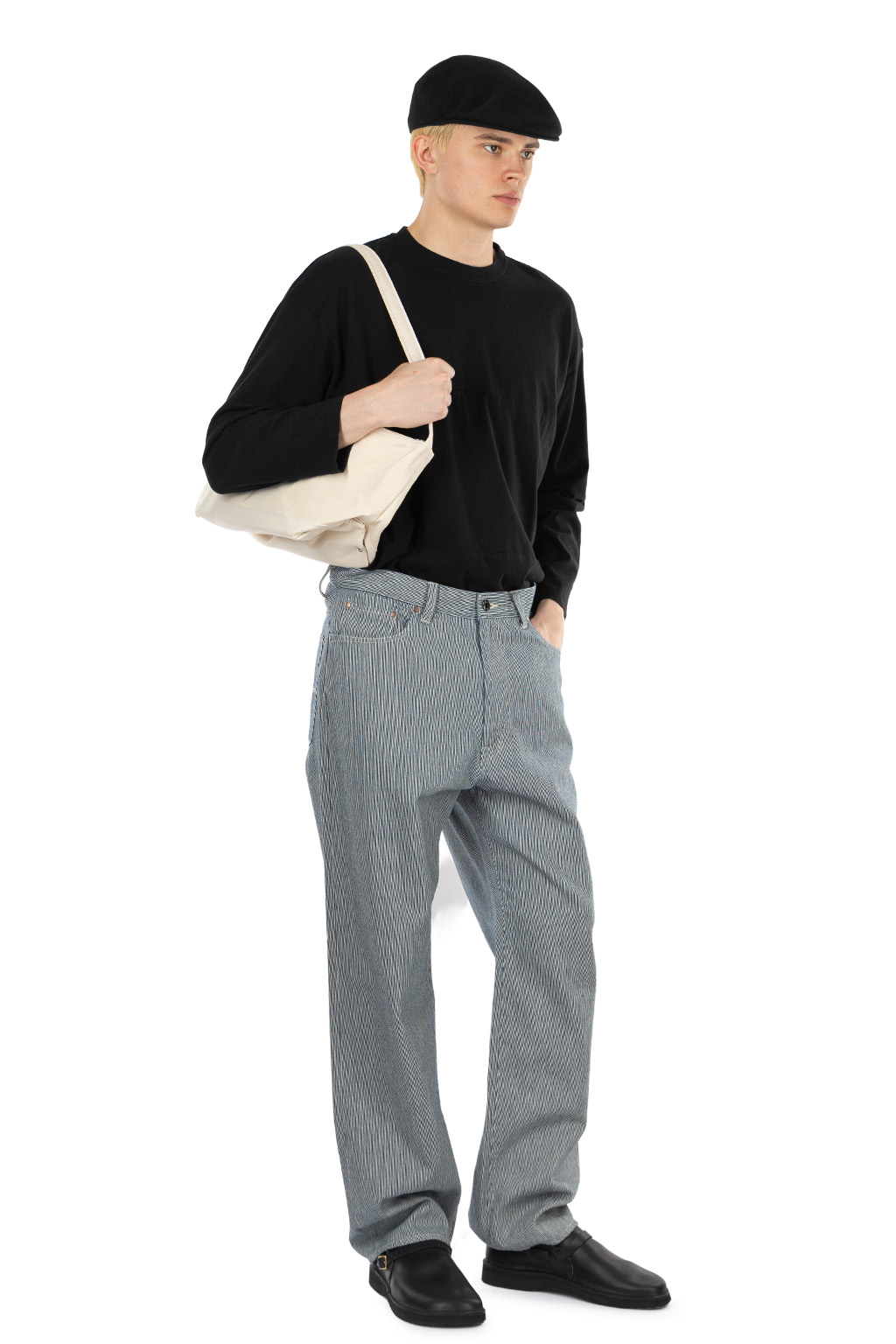Tigre Brocante - Hickory Big 5-Pocket Pants - Indigo