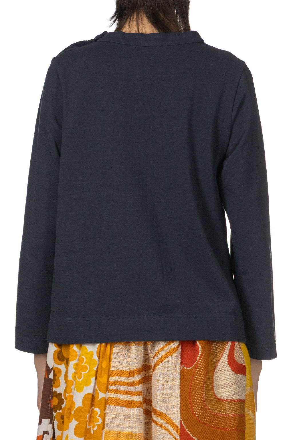 Tigre Brocante - Light Jersey Shoulder Button T-shirt - Black