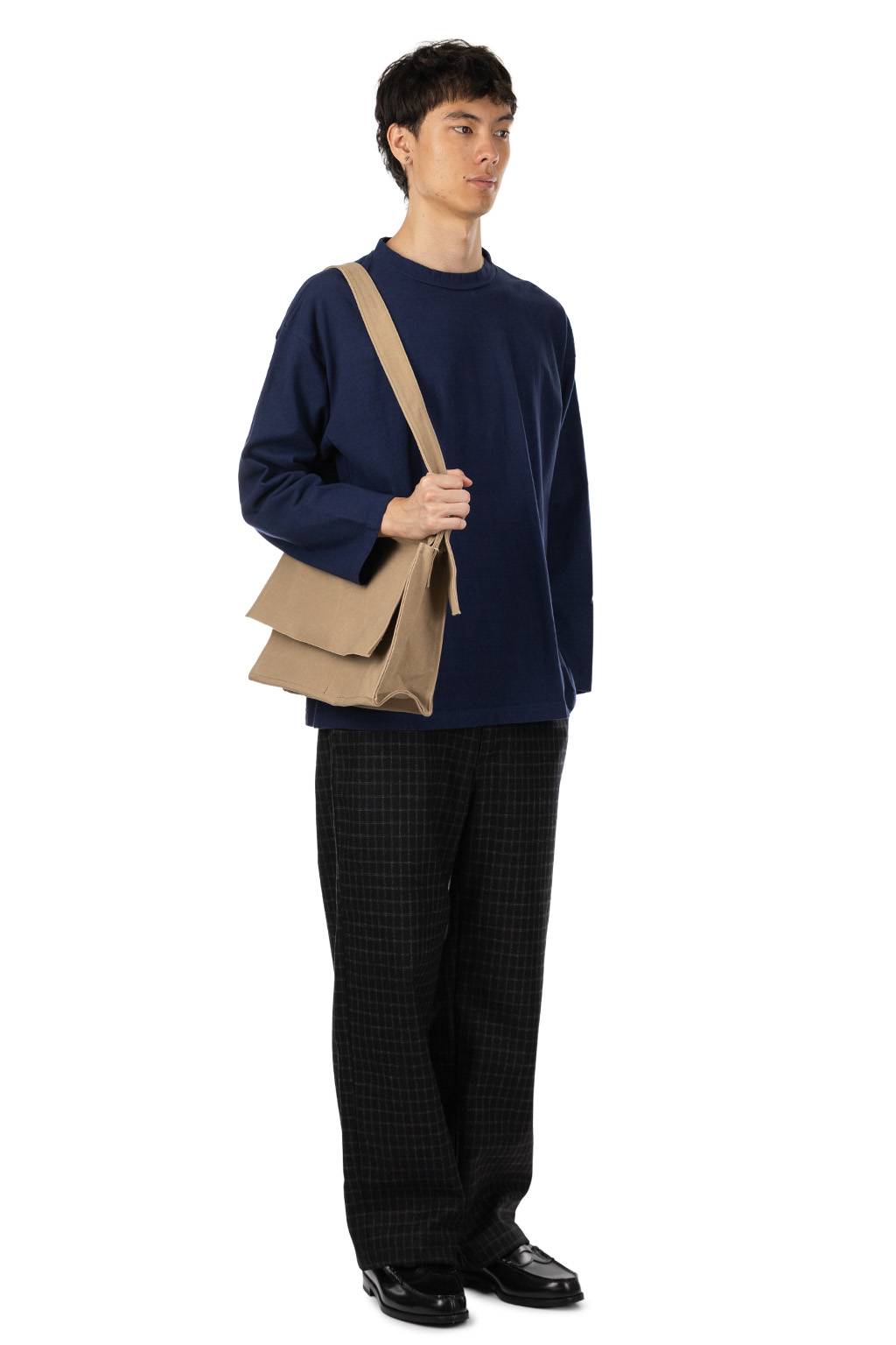 Tigre Brocante - Men Yakko Long Sleeve T-Shirt - Navy