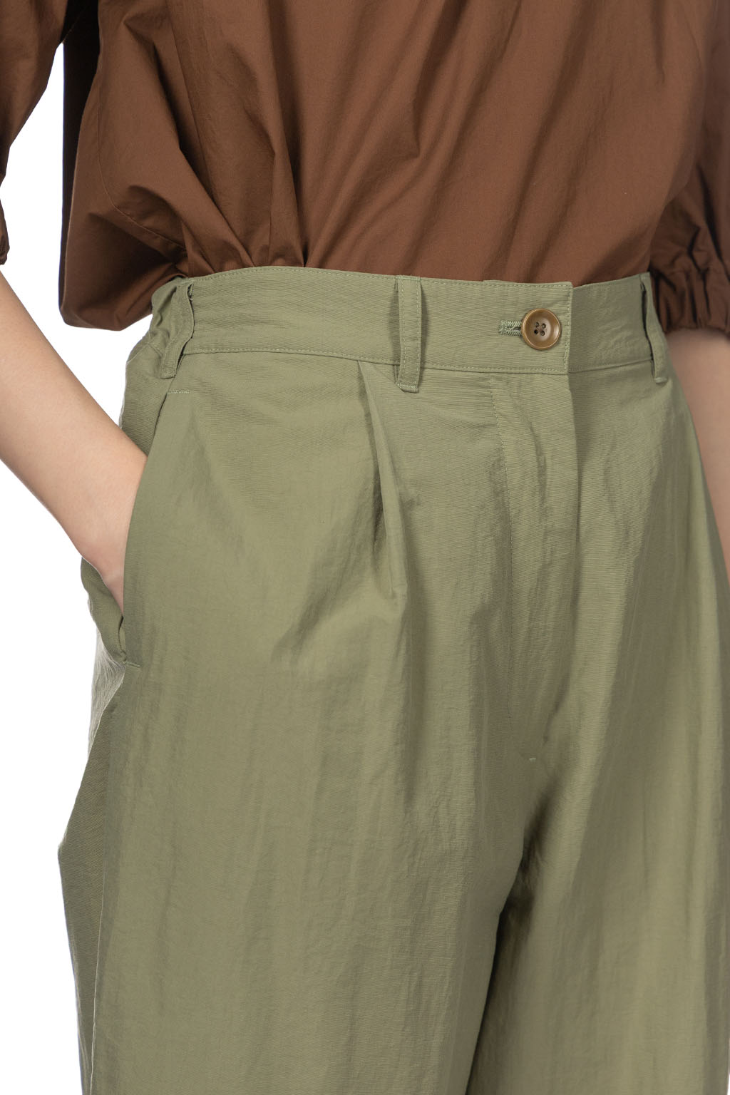 Tigre Brocante - Nylon Tusser Komodo Slacks - Green