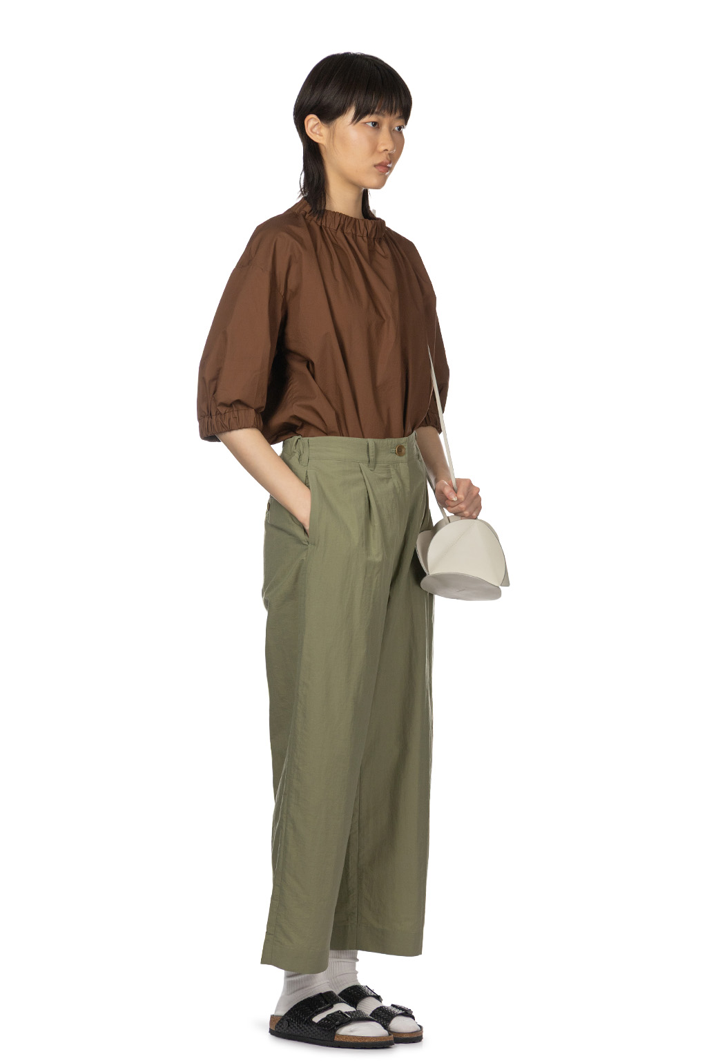 Tigre Brocante - Nylon Tusser Komodo Slacks - Green