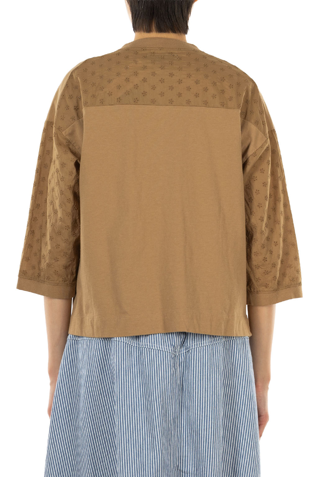 Tigre Brocante - Organic Cotton Jersey Cardigan - Beige