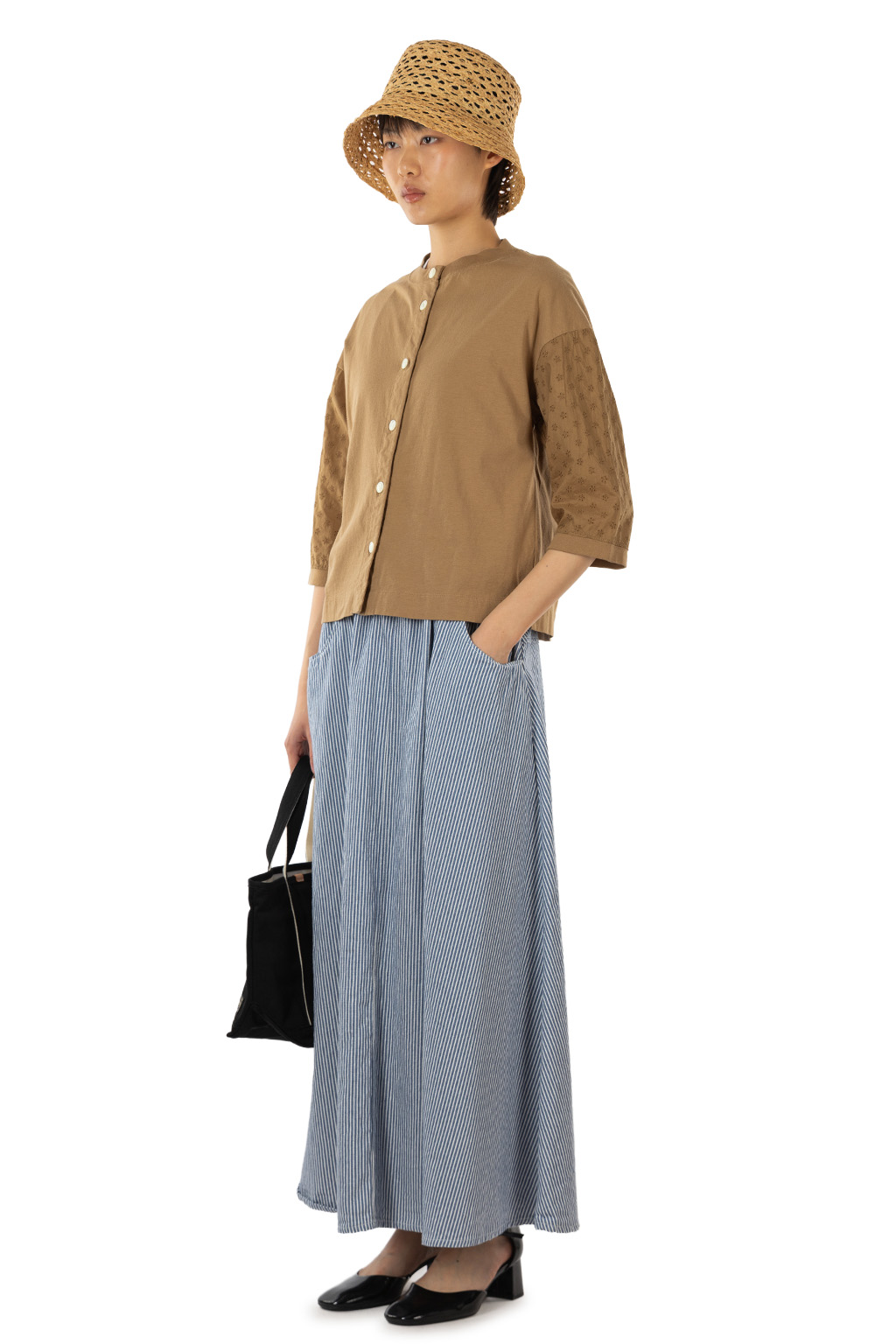 Tigre Brocante - Organic Cotton Jersey Cardigan - Beige