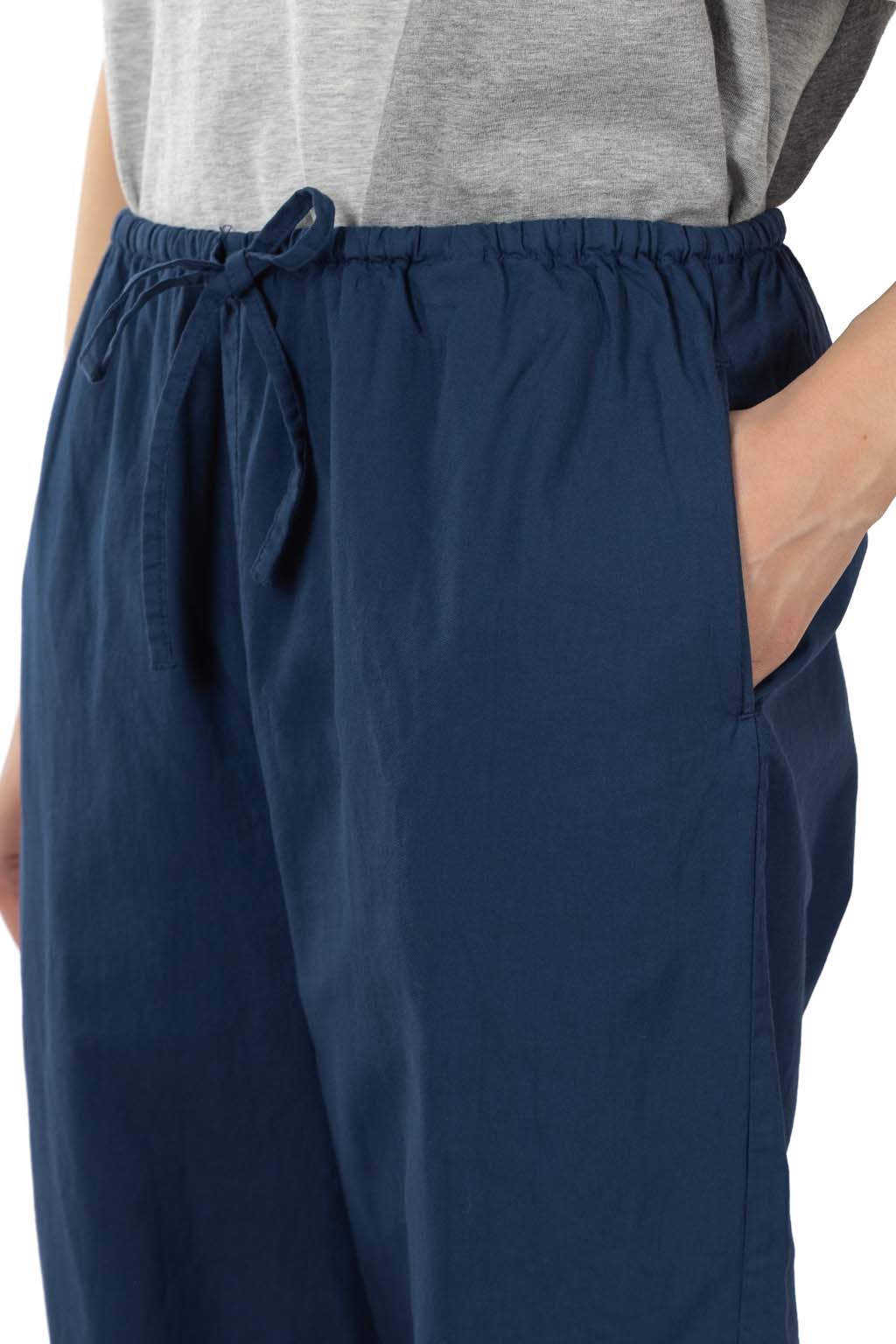Tigre Brocante - Organic Twill Kurta Pants - Navy