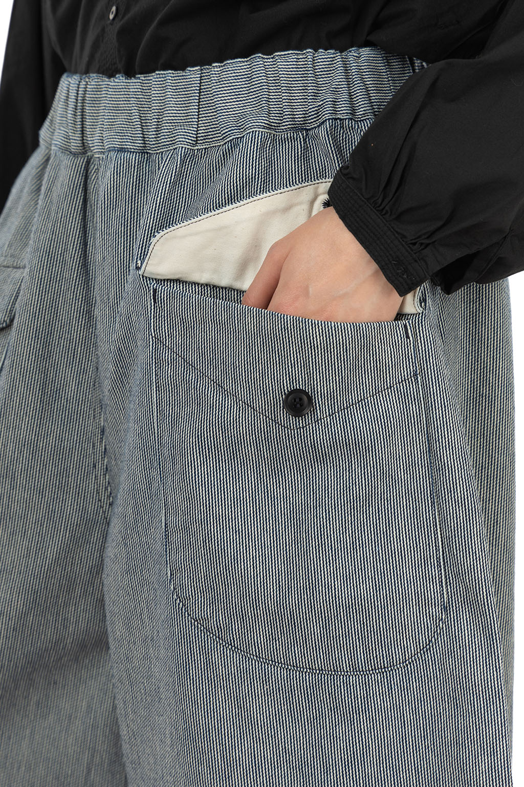 Tigre Brocante - Small Hickory Cargo Curot Pants - Indigo