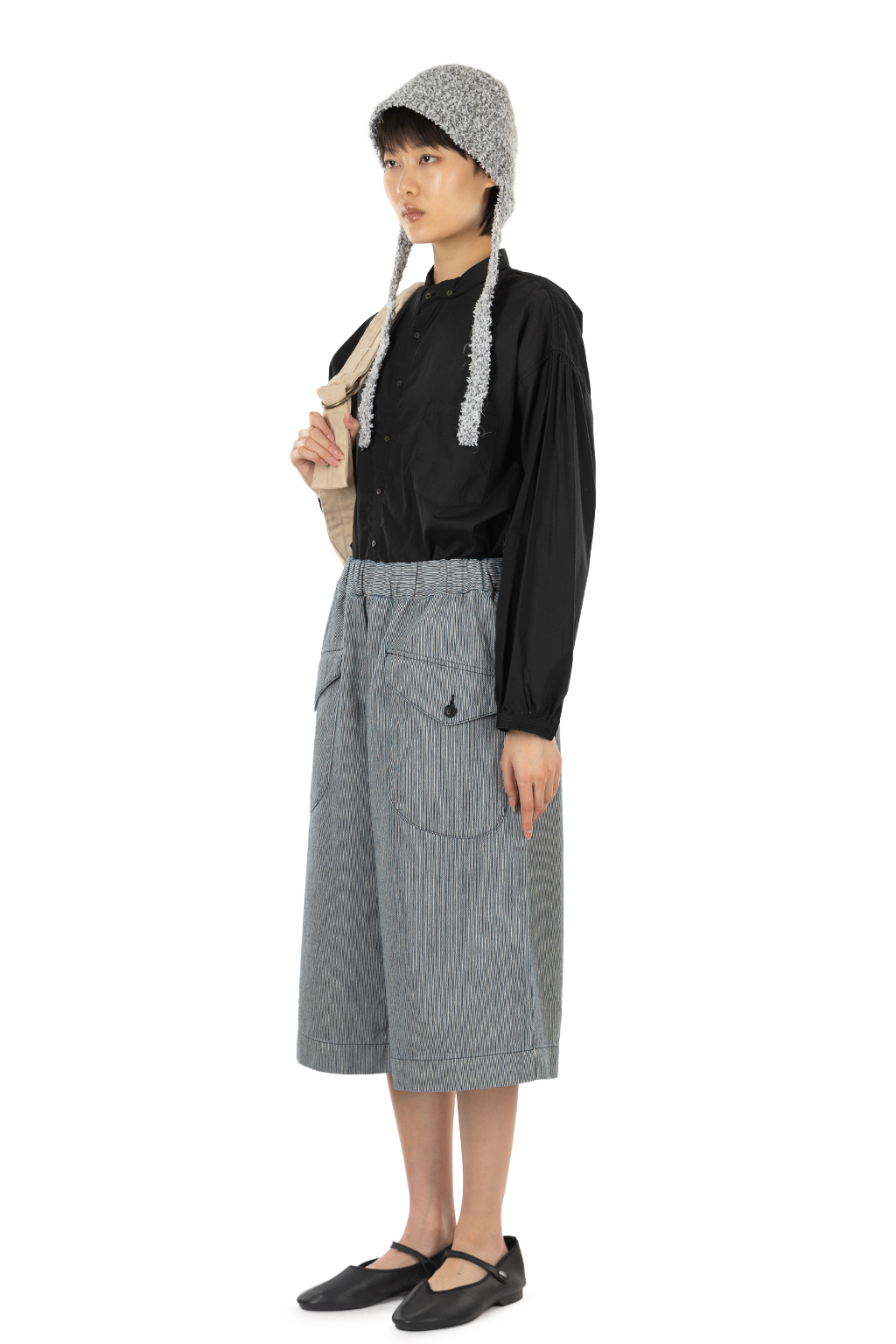 Tigre Brocante - Small Hickory Cargo Curot Pants - Indigo