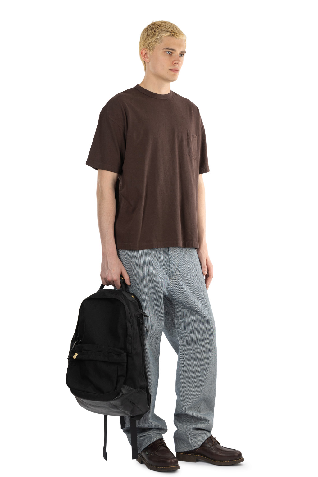 Tigre Brocante - Venice Beach Pocket SS T-Shirt - Brown