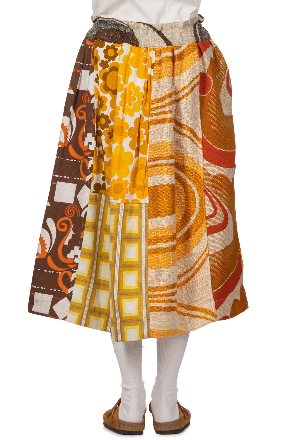 Tigre Brocante - Vintage Euro 70s Ficelle Long Gathered Skirt - Various Colors