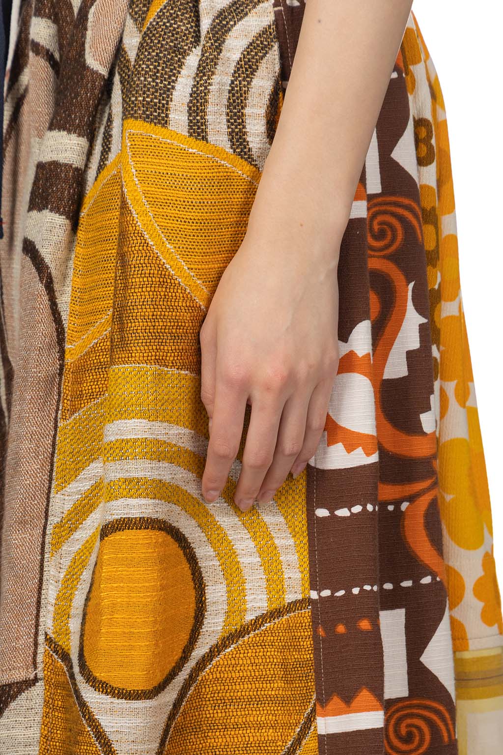 Tigre Brocante - Vintage Euro 70s Ficelle Long Gathered Skirt - Various Colors