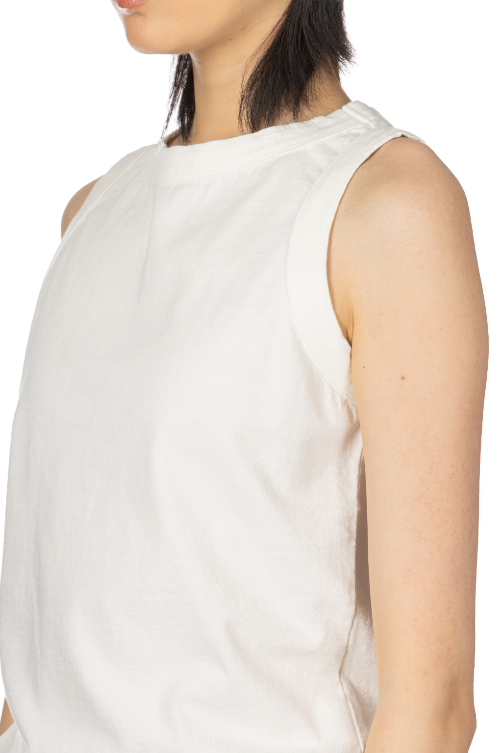 Tigre Brocante - Vintage Light Jersey Tank Top - White