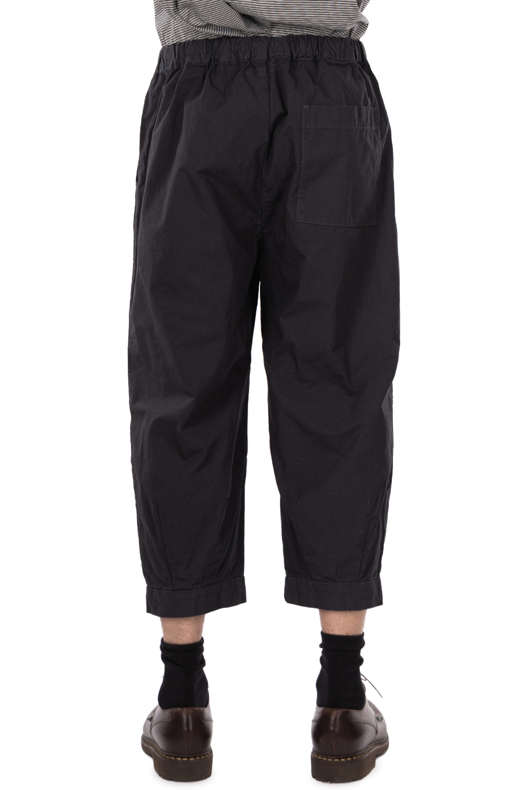 Tigre Brocante - Zimbabwe Samurai Cropped Pants-Charcoal