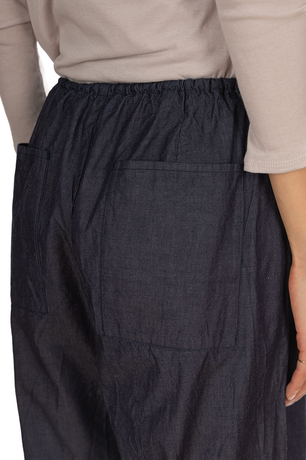 Tu es mon Tresor - The Sea Blue Chalcedony Jean - Solid 1Wash