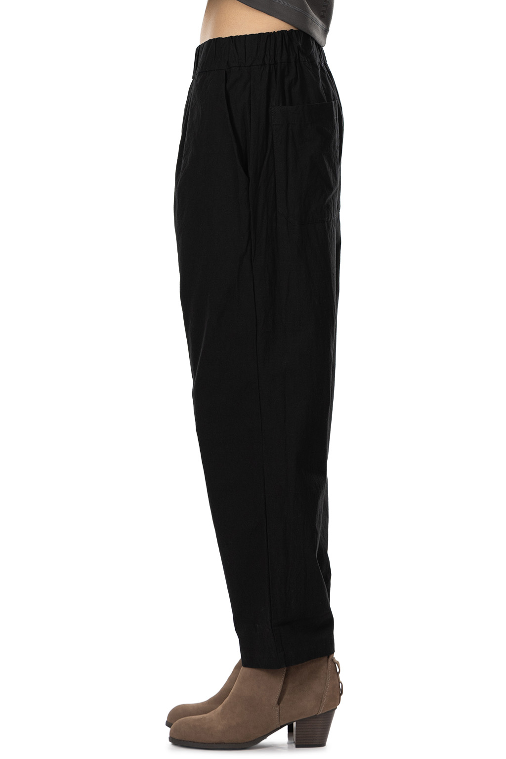 Veritecoeur - Cross Washer Easy Pants - Black