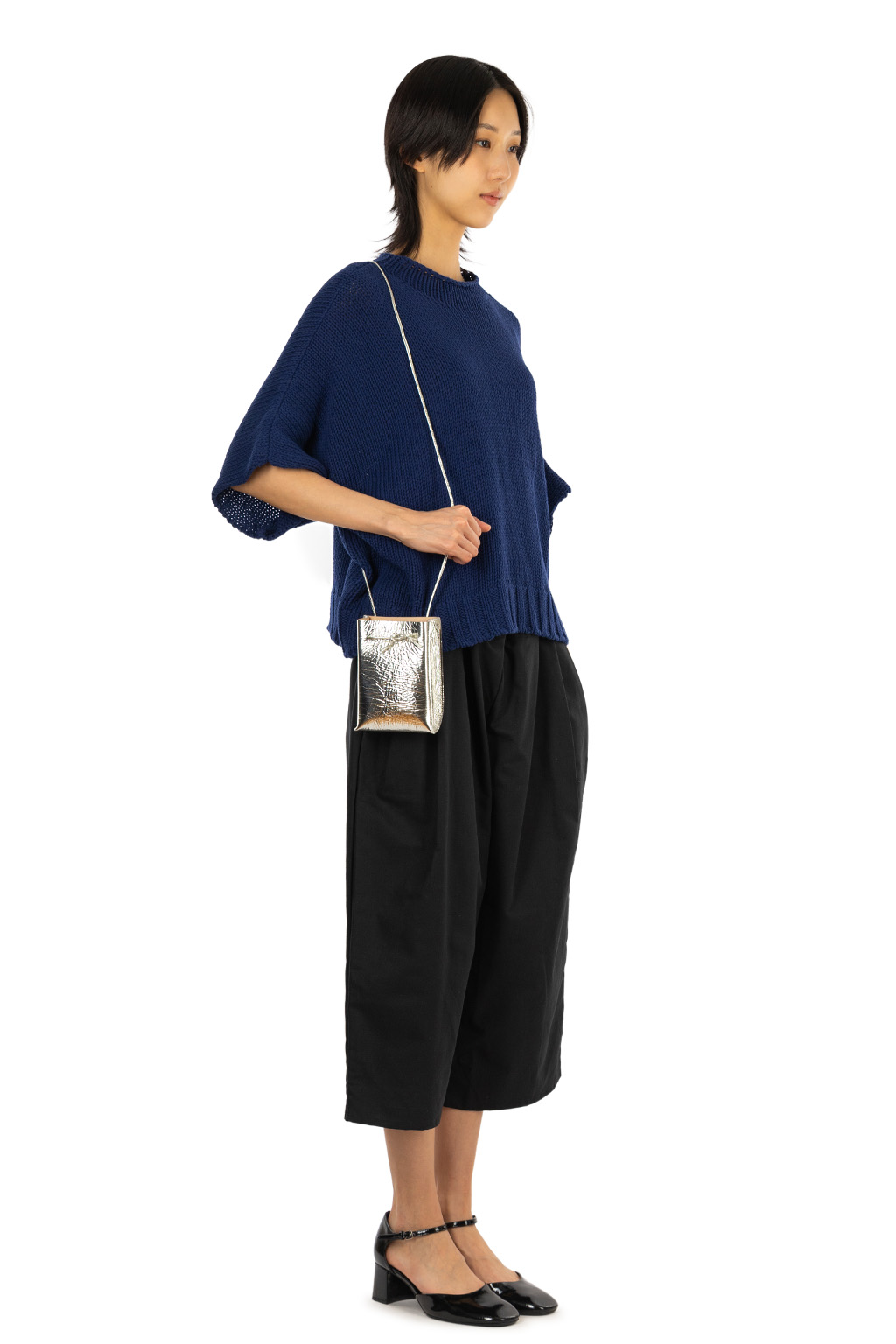 Veritecoeur - Dolman Pullover Knit - Navy
