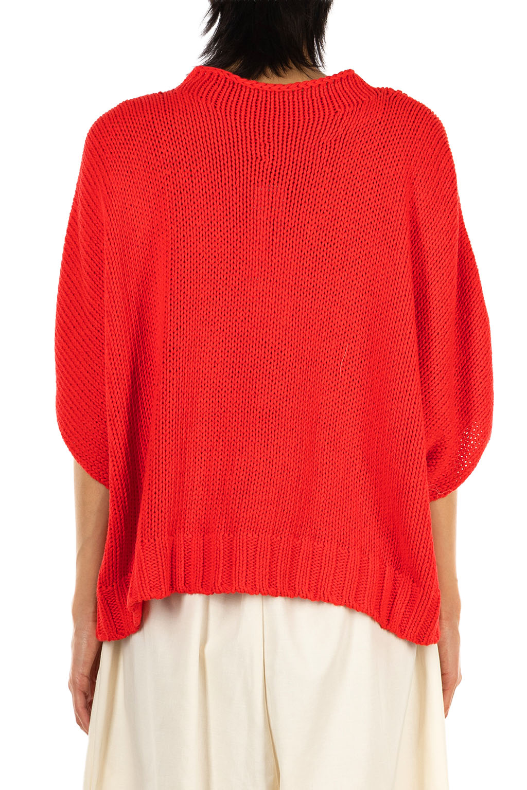 Veritecoeur - Dolman Pullover Knit - Red