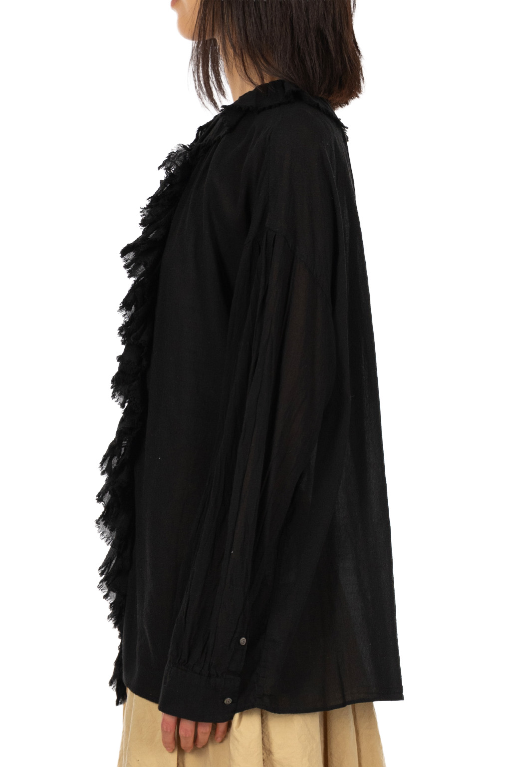 Veritecoeur - Frill Blouse - Antique Black