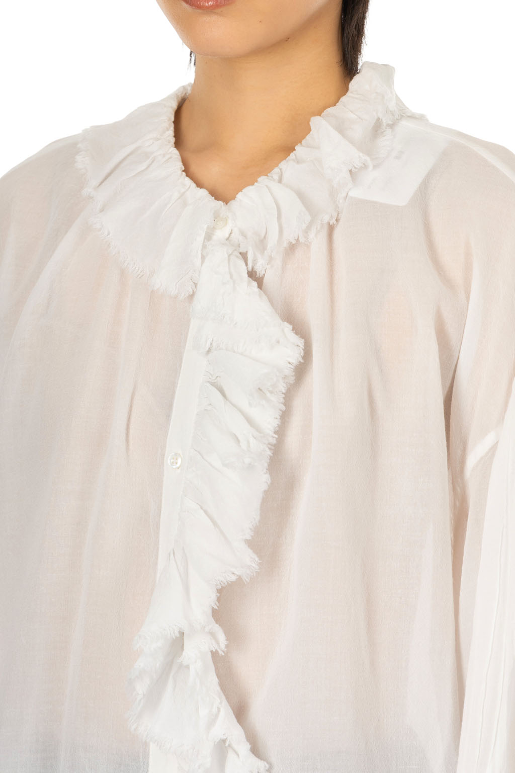 Veritecoeur - Frill Blouse - Antique White