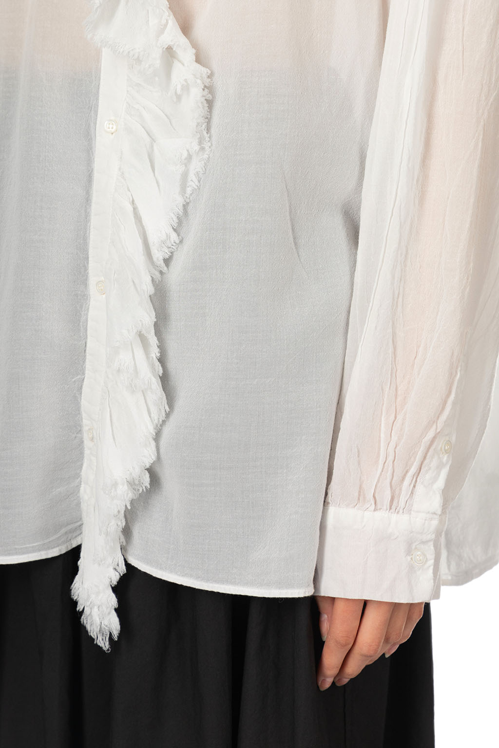 Veritecoeur - Frill Blouse - Antique White