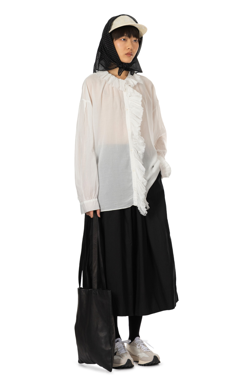 Veritecoeur - Frill Blouse - Antique White