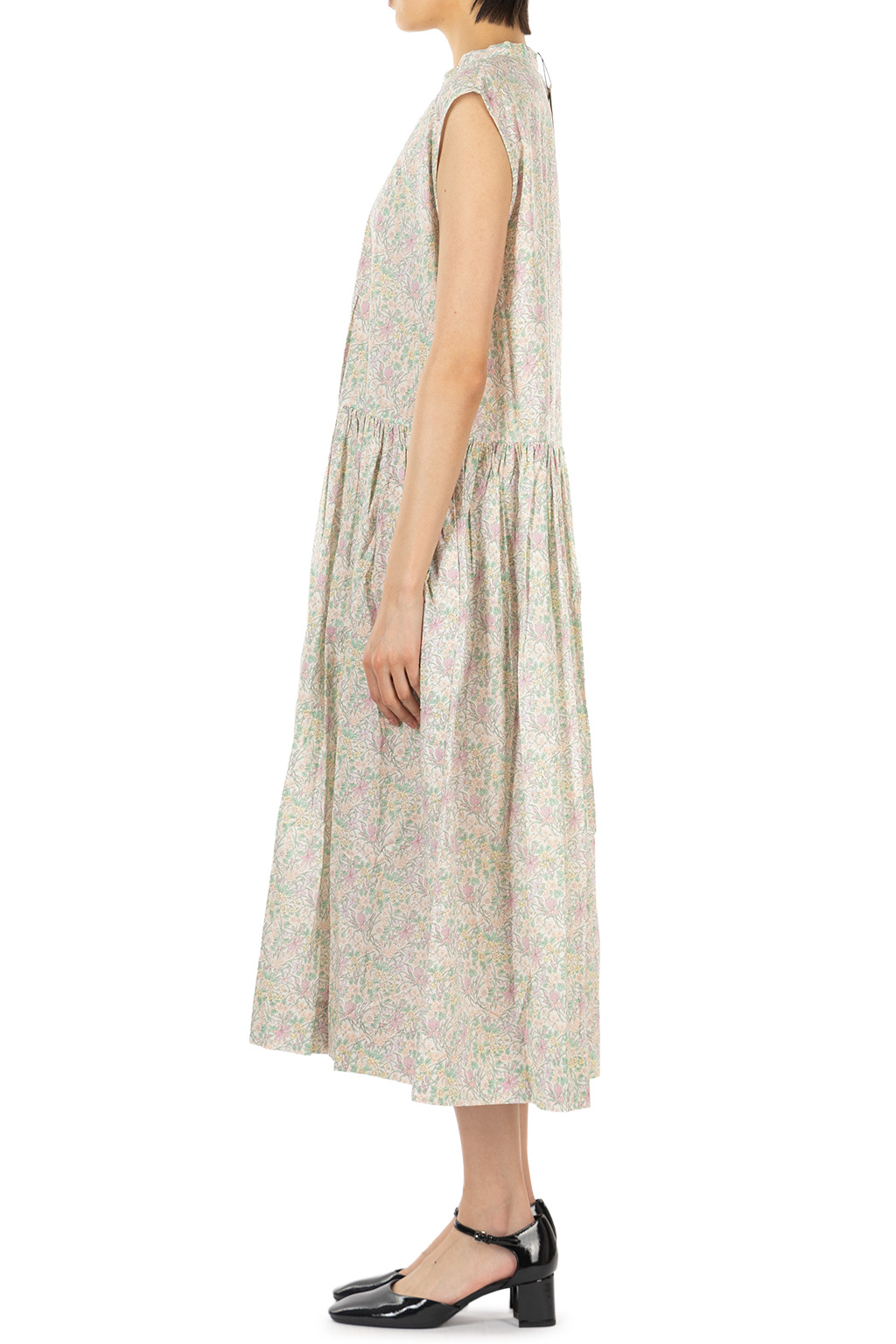 Veritecoeur - Liberty Print Sleeveless Dress - Iris
