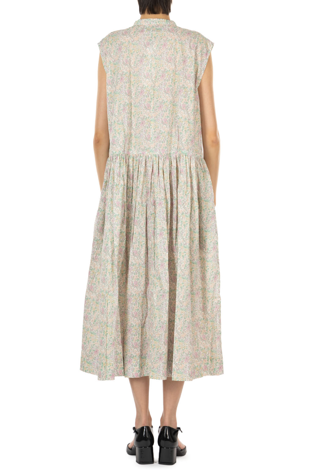 Veritecoeur - Liberty Print Sleeveless Dress - Iris