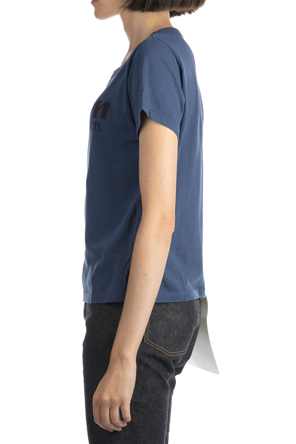 VISVIM | Carree Tee SS - Navy | Women | Blue Button Shop VISVIM | Carree Tee SS - Navy | Women | Blue Button Shop