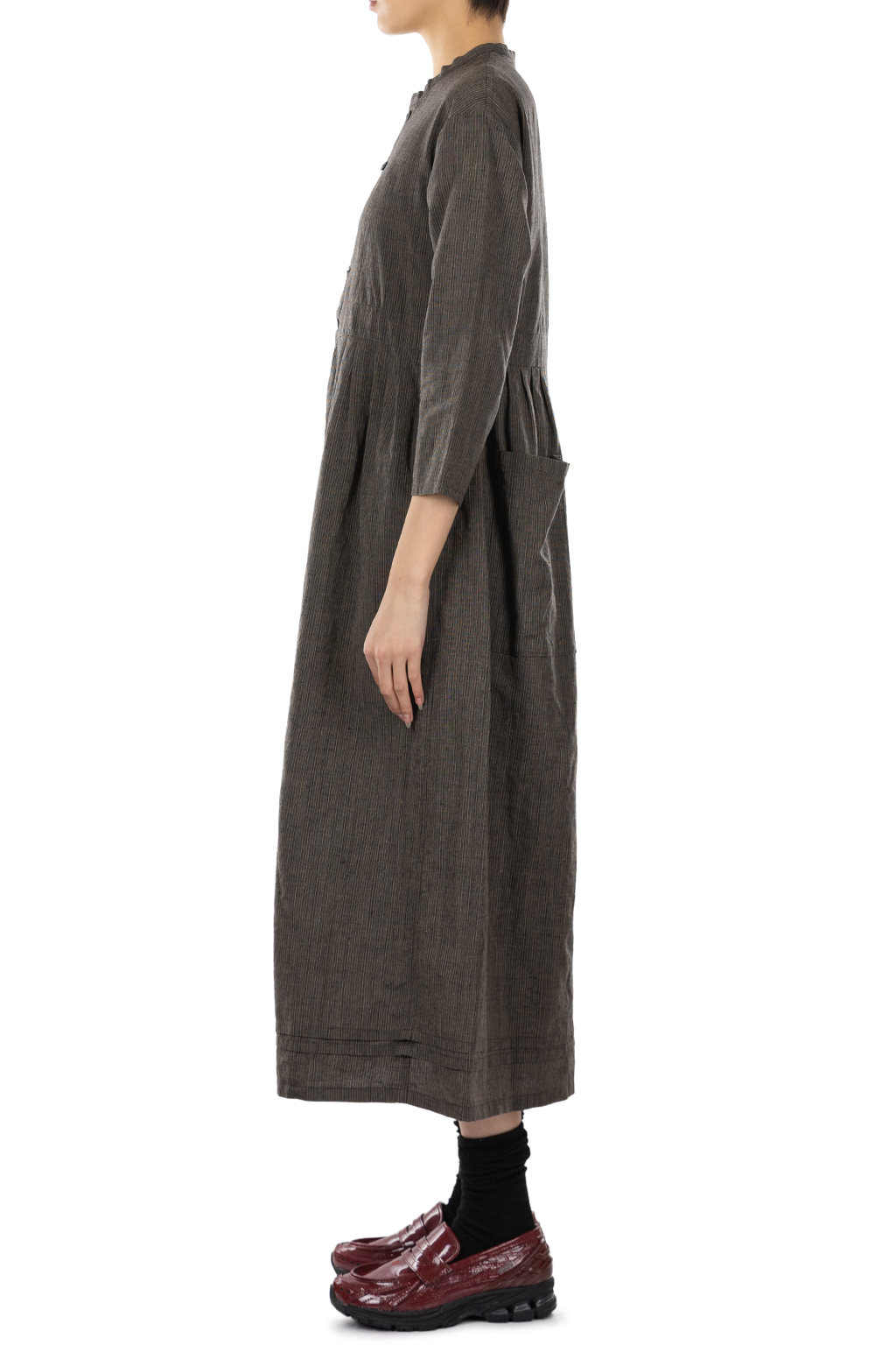 VISVIM - Lancaster Dress Santome W - Charcoal