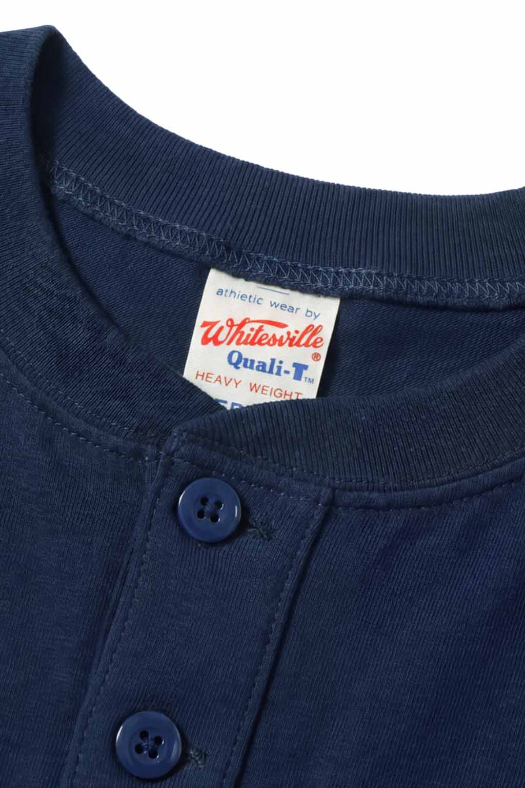 Whitesville - SS Henley T-Shirt - Navy