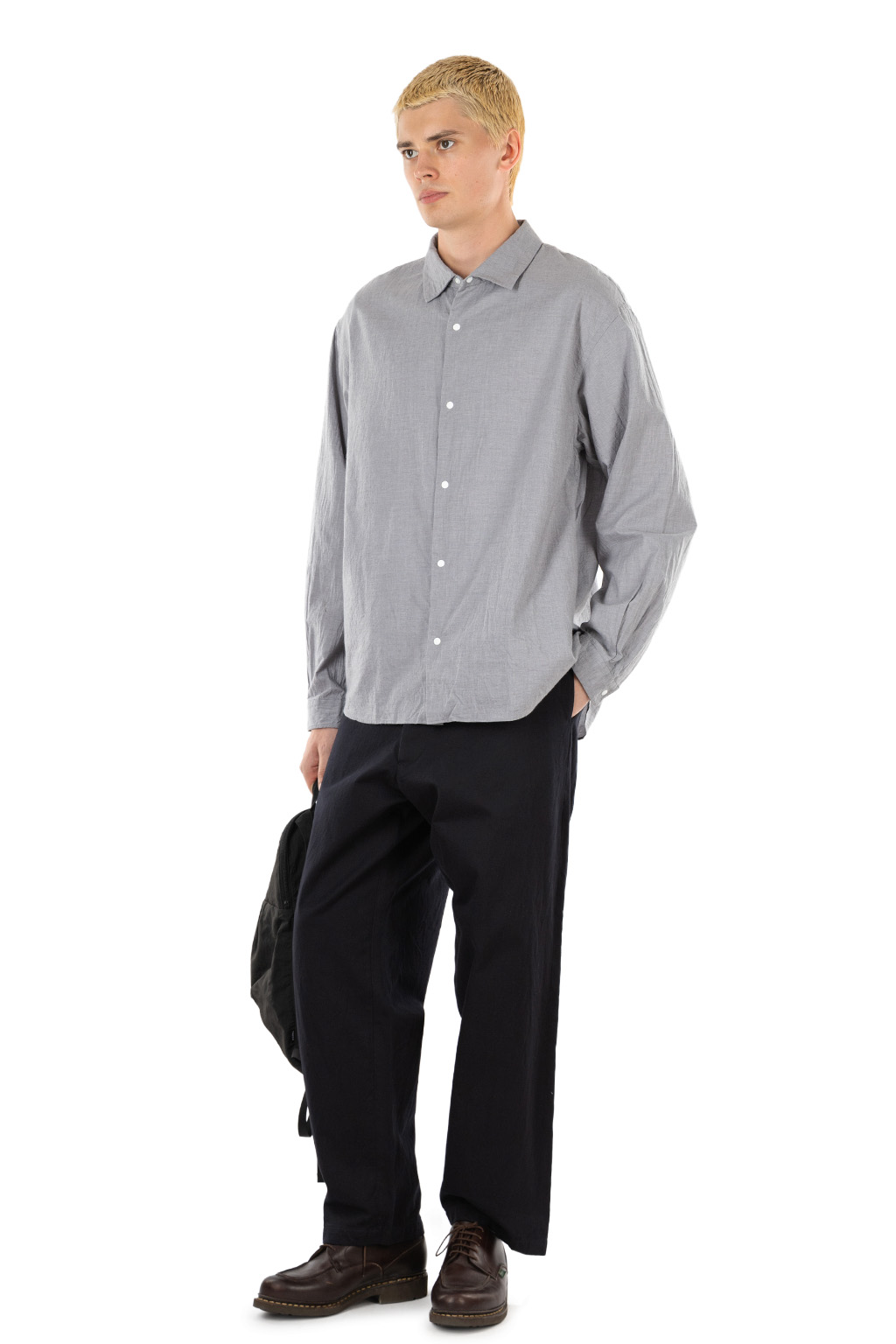YAECA - Comfort Shirt - Extra Wide - Gray