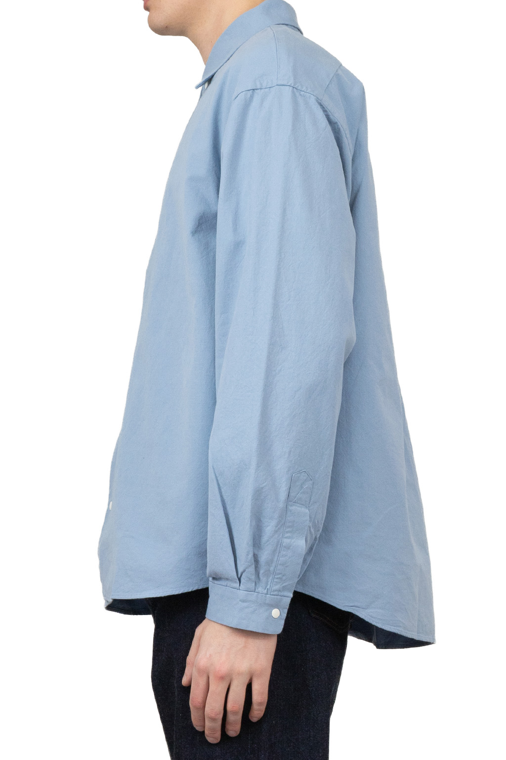 YAECA - Comfort Shirt - Extra Wide - Sax 71