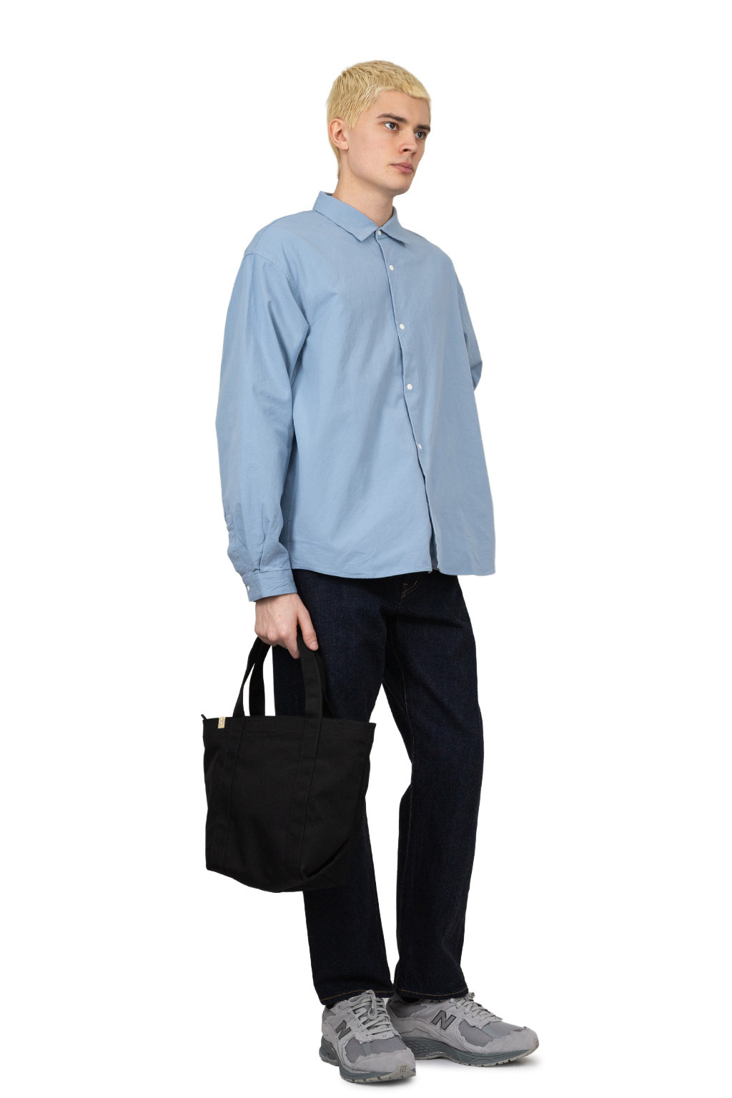 YAECA - Comfort Shirt - Extra Wide - Sax 71