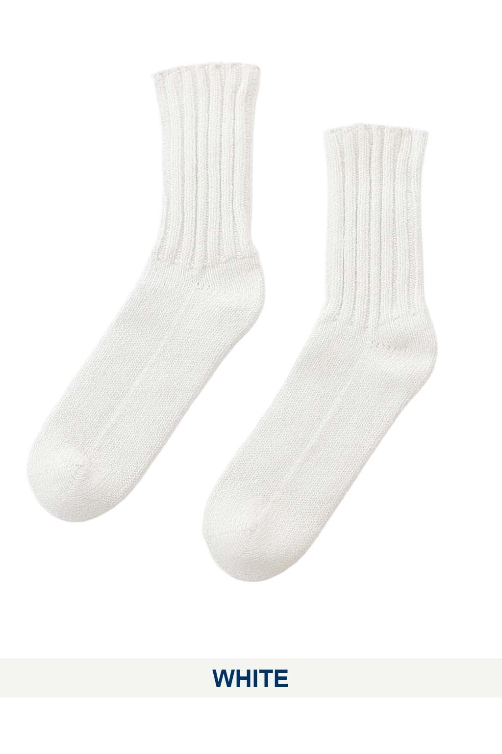 YAECA - Cotton Silk Rib Socks - 4 Colors