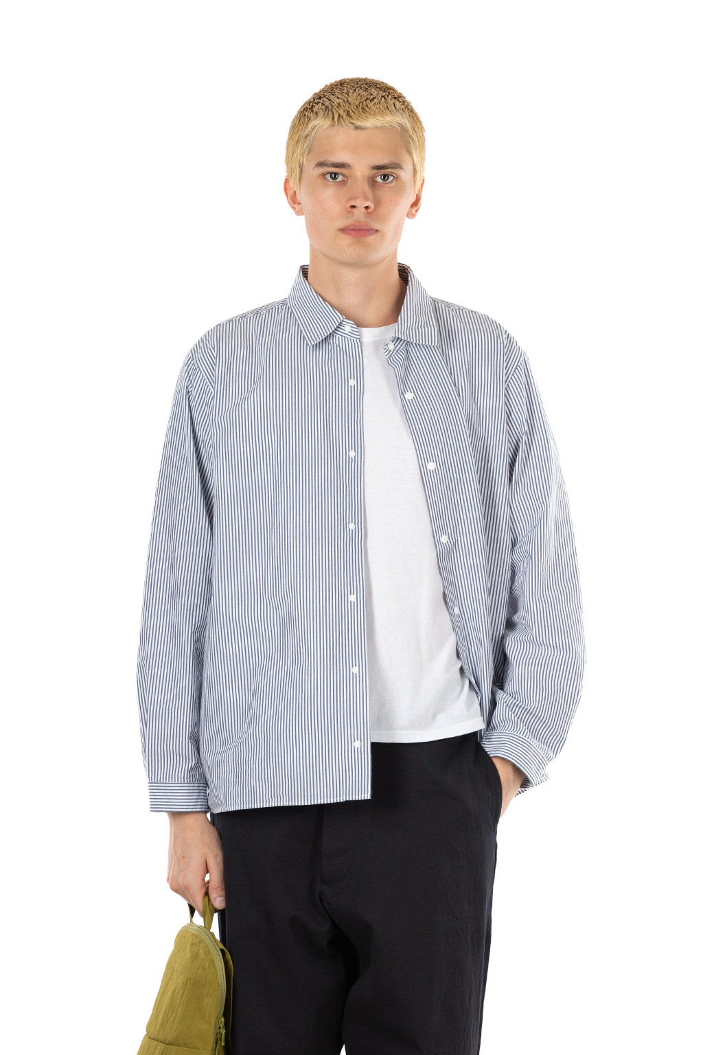 YAECA - Men's Comfort Shirt - Block Stripe