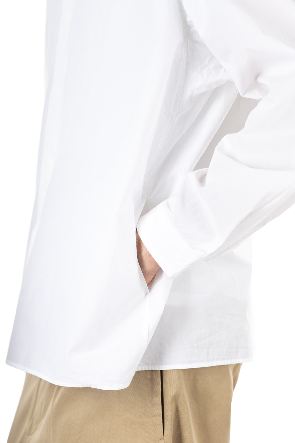 YAECA - Men's Comfort Shirt - Relaxed Squre - White