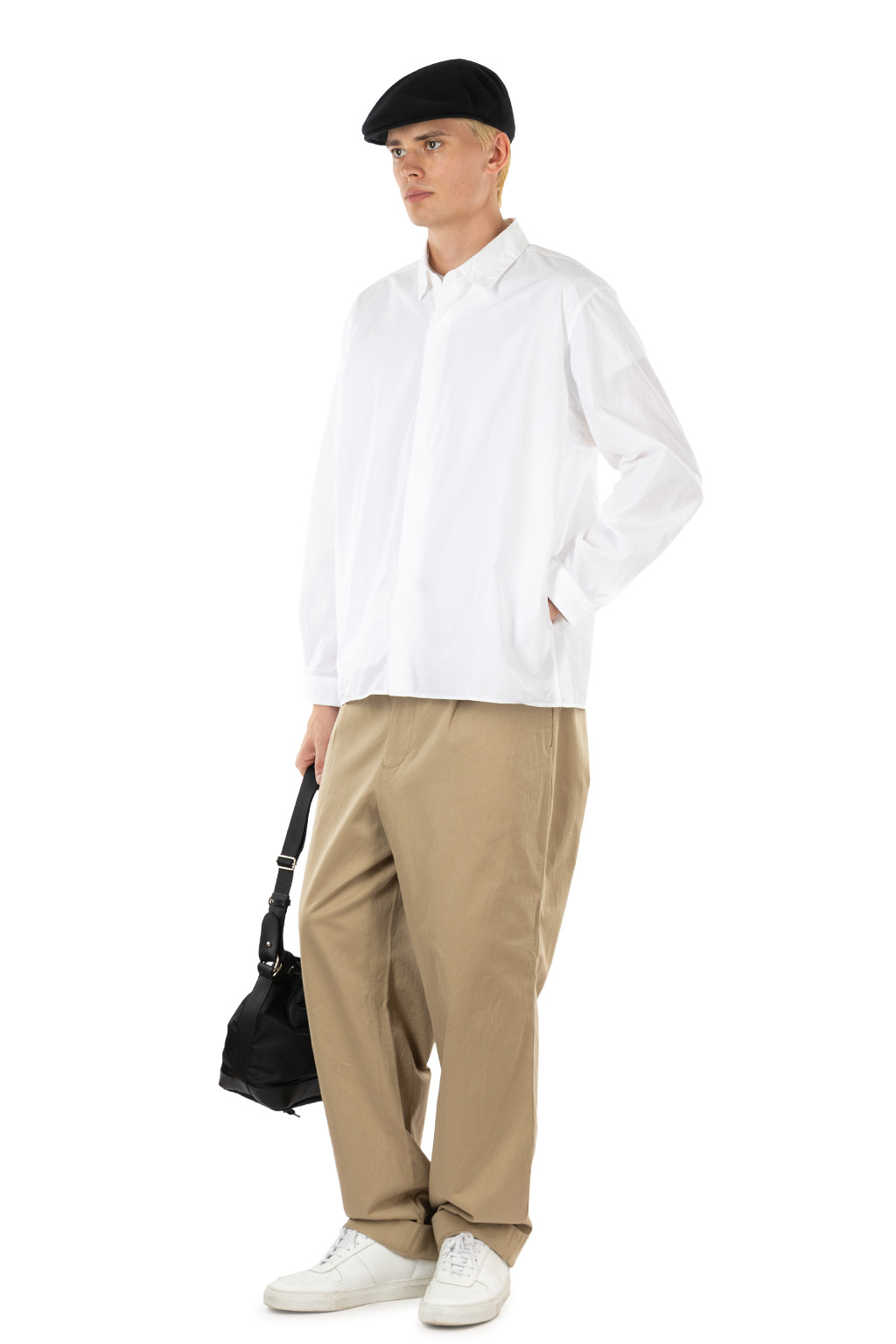 YAECA - Men's Comfort Shirt - Relaxed Squre - White