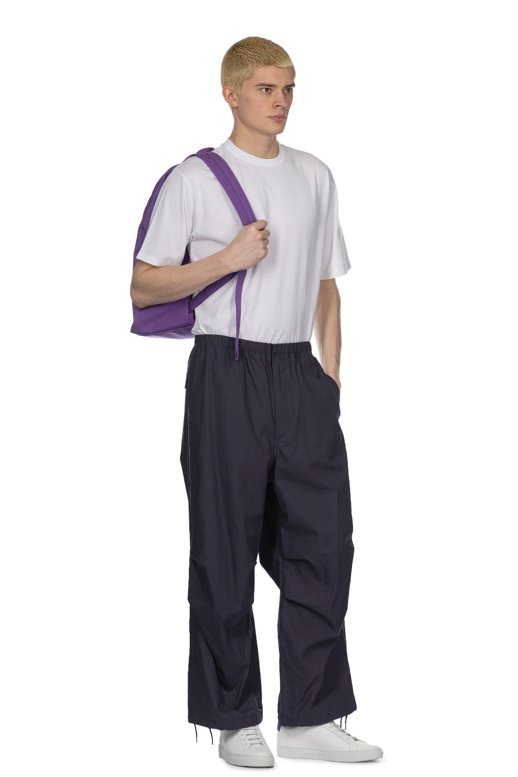 YLEVE - High-Density Cotton Broad M-51 Twill - Navy