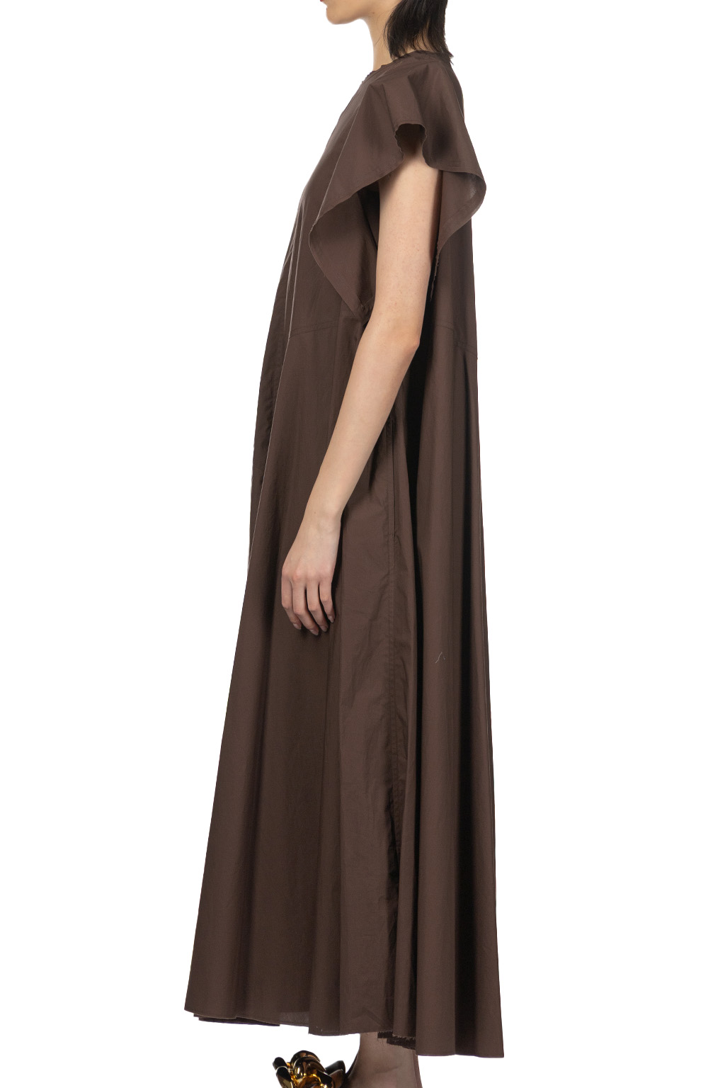 YLEVE - Suvin Cotton Typewriter One Piece - Brown