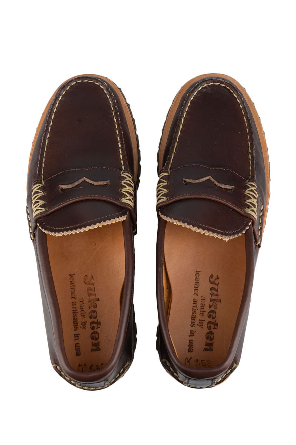 Yuketen - x Blue Button Shop Loafer - G. Brown