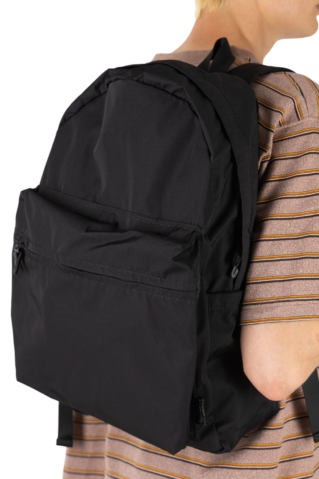 Amiacalva - Gabardine Backpack Single Pocket - Black